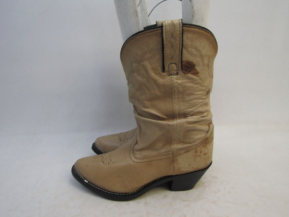 Shyanne Womens Size 9 M Brown Leather Slouch Cowboy Western Boots